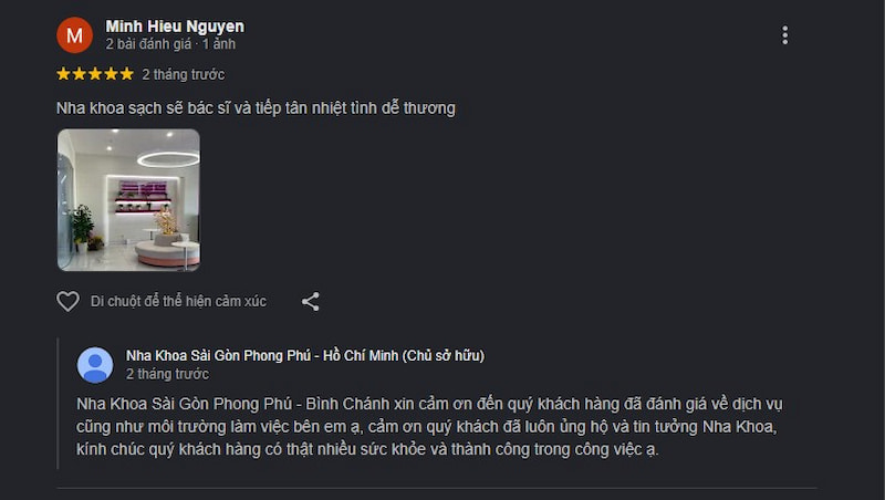 Đánh giá khách hàng