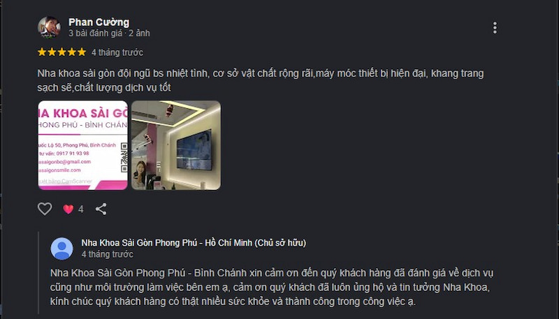 Đánh giá khách hàng