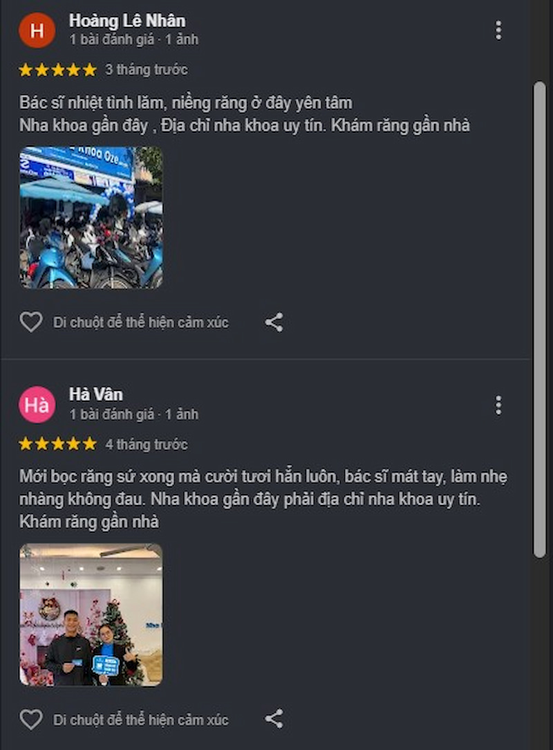 Đánh giá khách hàng