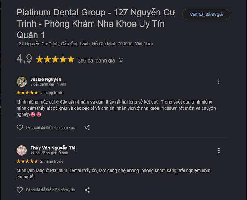 Đánh giá khách hàng