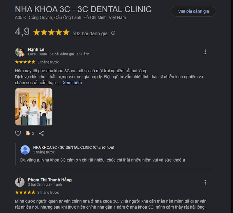 Đánh giá khách hàng