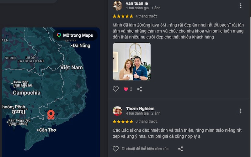 Đánh giá khách hàng