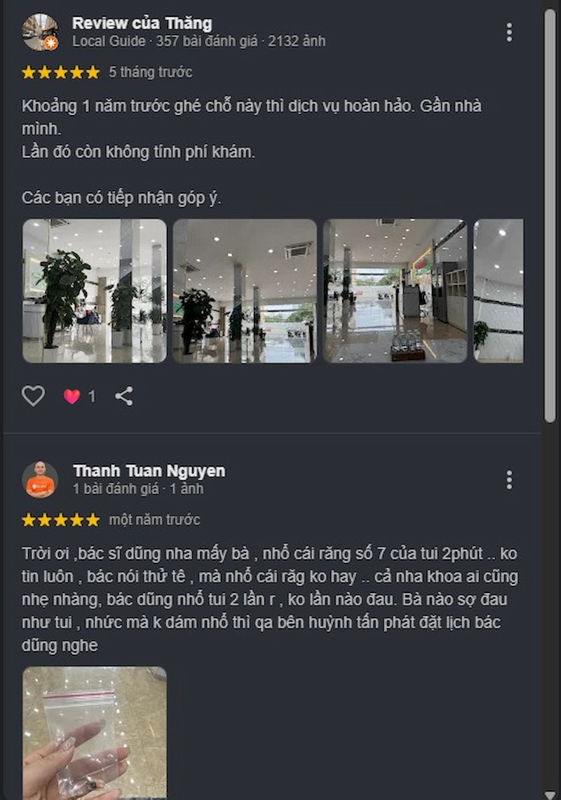 Đánh giá khách hàng