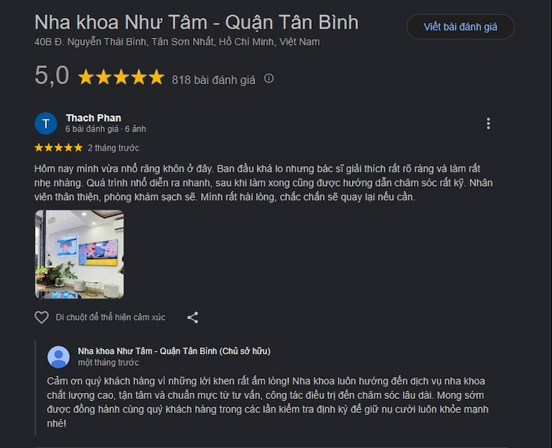 Đánh giá khách hàng