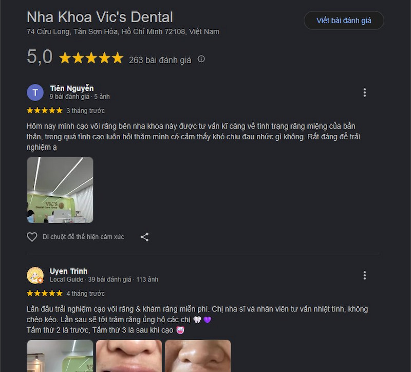Đánh giá khách hàng