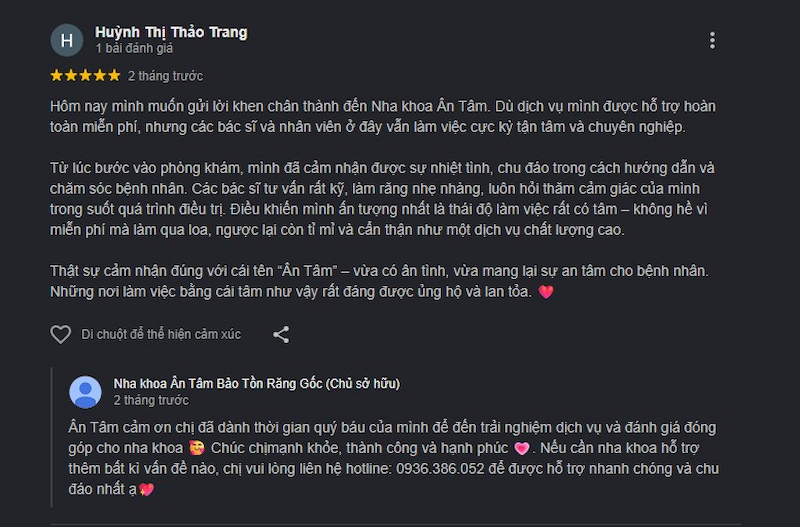 Đánh giá khách hàng