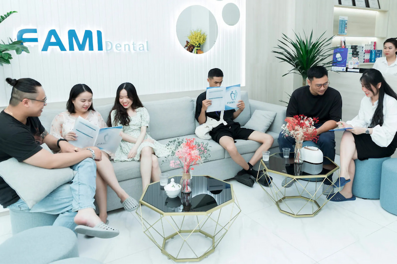 Nha khoa Fami nhận được sự tín nhiệm của đông đảo khách hàng