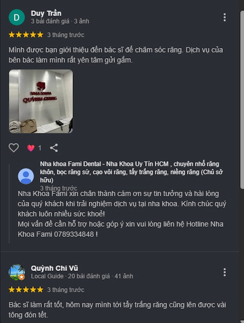 Đánh giá khách hàng