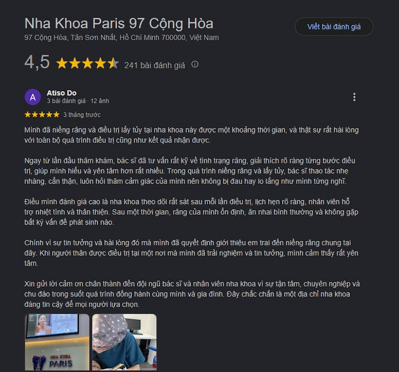 Đánh giá khách hàng
