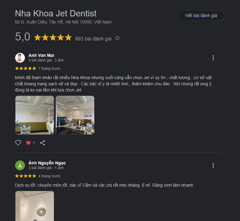 Đánh giá khách hàng