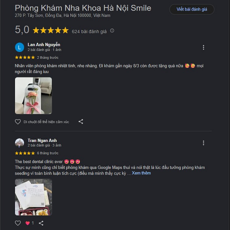 Đánh giá khách hang