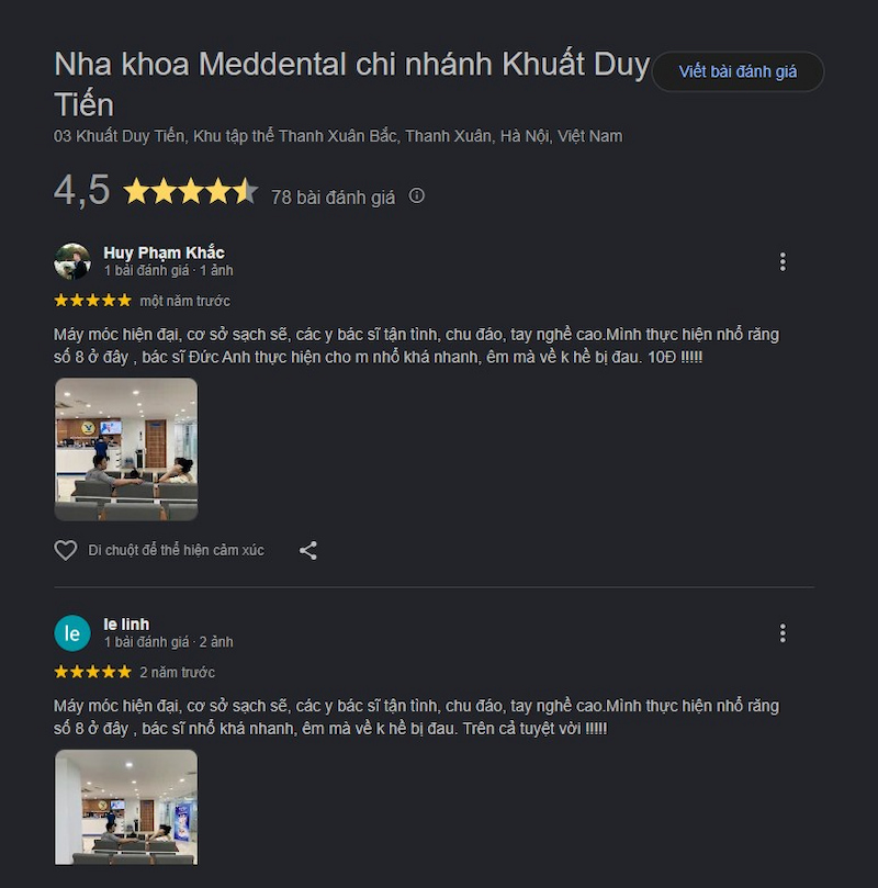 Đánh giá khách hàng