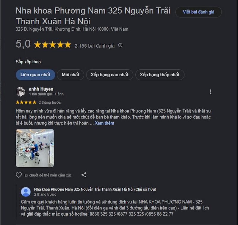 Đánh giá khách hàng