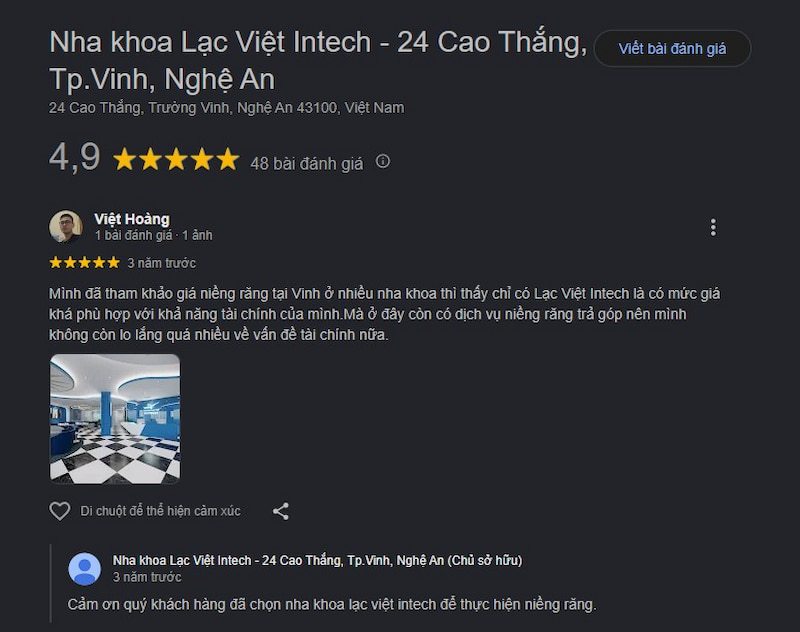 Đánh giá khách hàng