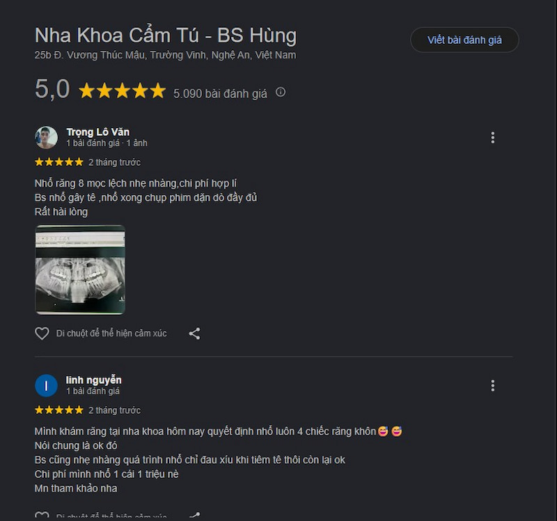 Đánh giá khách hàng