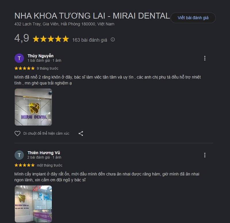 Đánh giá khách hàng