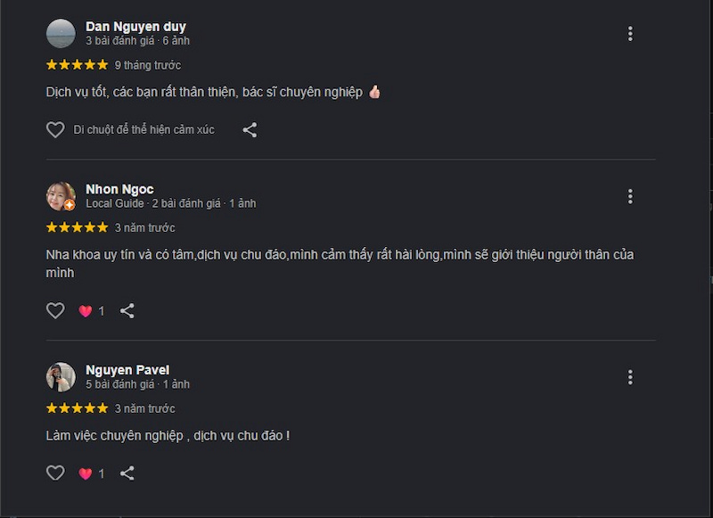 Đánh giá khách hàng
