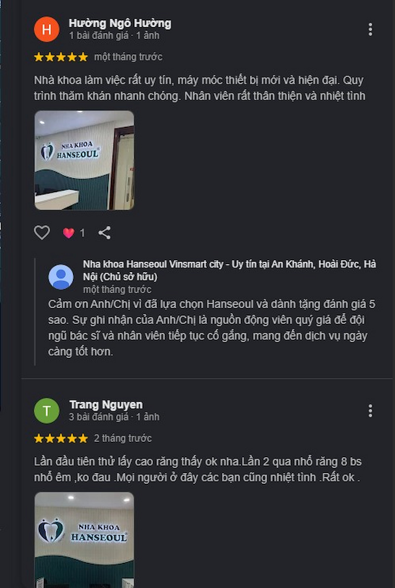 Đánh giá khách hàng