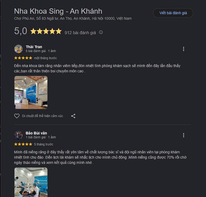 Đánh giá khách hàng