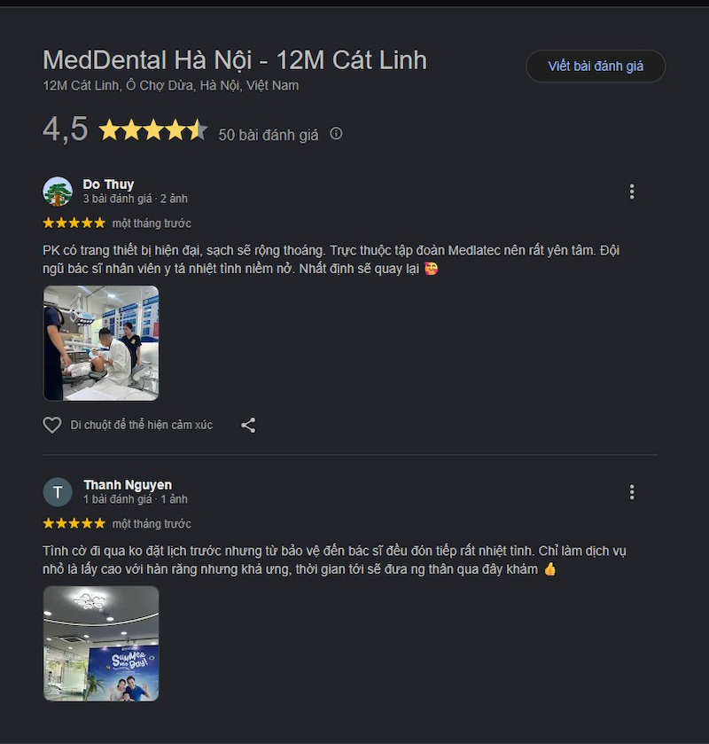 Đánh giá khách hàng