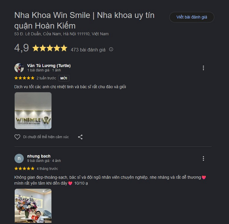 Đánh giá từ khách hàng