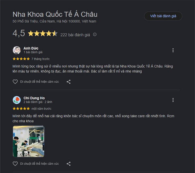 Đánh giá khách hàng