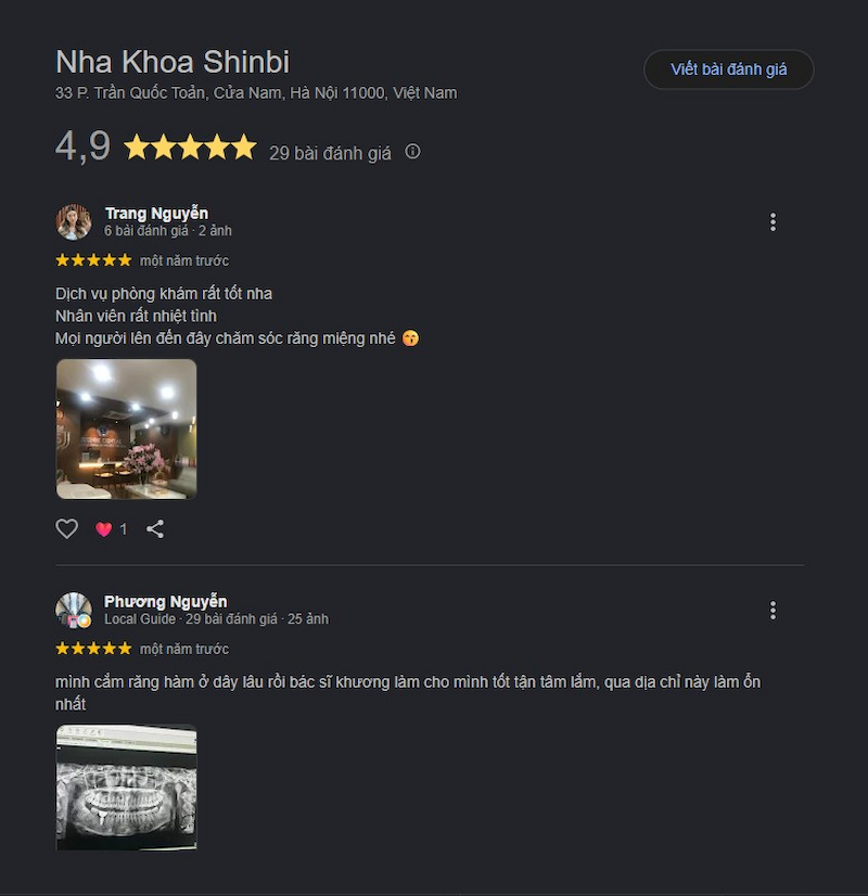 Đánh giá từ khách hàng